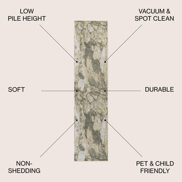 Marmo Abstract Marbled Modern Area Rug